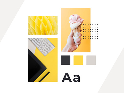 Moodboard design bannersnack colors design layout minimal moodboard moodboard design typography yellow