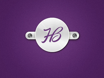 Hb2 circle plum purple script wip