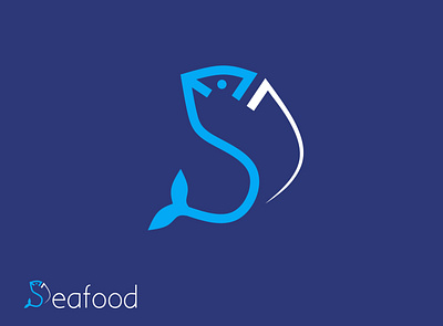 seafood animal branding food logo nomb restaurant seafood vector