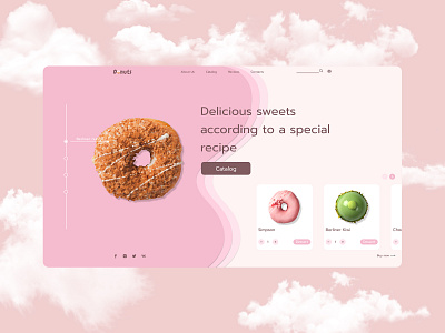 Donut site first page
