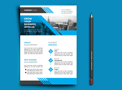 Corporate Business Flyer Design business flyer cleaning corporate corporate business flyer corporate design flyer artwork flyer design flyer template illustrator sample