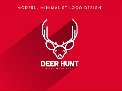 DEER MINIMAL LOGO DESIGN deer hunting deer illustration deer logo deer logo design design logo designer logo designs logo mark logodesign logotype mahingraphic minimal modern