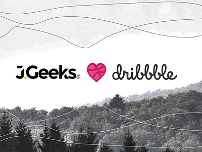 J.Geeks now on Dribbble first shot jgeeks mountain waves