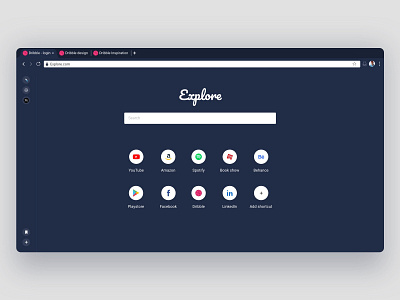 Explore - New Browser design