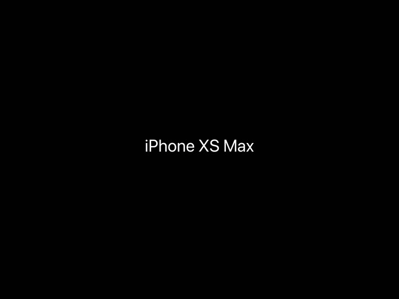 iPhone XS Max After Effects animation ready mockup