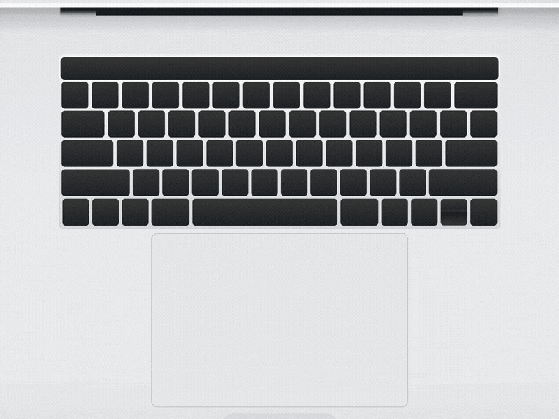 MacBook Pro Touchbar rendering proccess attereffects macbook pro rendering touchbar