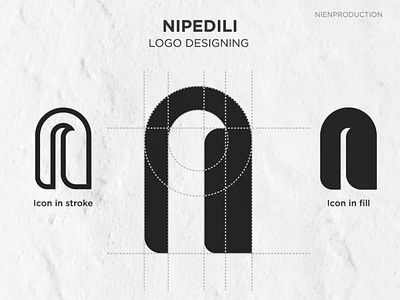 Nipedili icon design art branding company company brand logo company branding design icons illustration logo logo design monogram