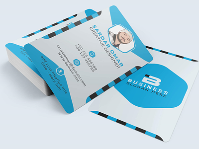 Corporate Identity - Business Card Template branding business card design graphic design illustration illustrator visiting card