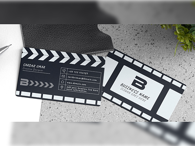 Corporate Identity - Business Card Template bradning corporate identity photographer template video man visiting card