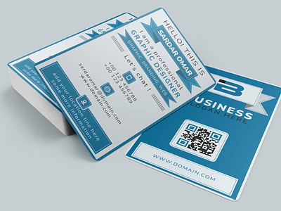 Corporate Identity - Business Card Template - typography freelancer