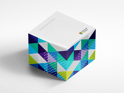 Microsoft Surface Sticky Note Block branding illustration print