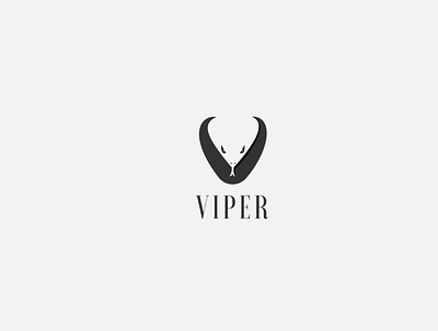viper logo art brand brand identity branding business flat graphic design illustration logo minimalist print typography