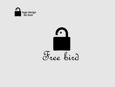 free bird art branding business flat graphic design identity illustration logo minimalist typography