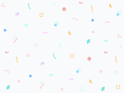 Funfetti Pattern celebrate colorul confetti free funfetti pastels pattern shapes