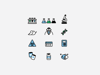 Icon set for lap brand branding design graphic icon set icons illustration logo