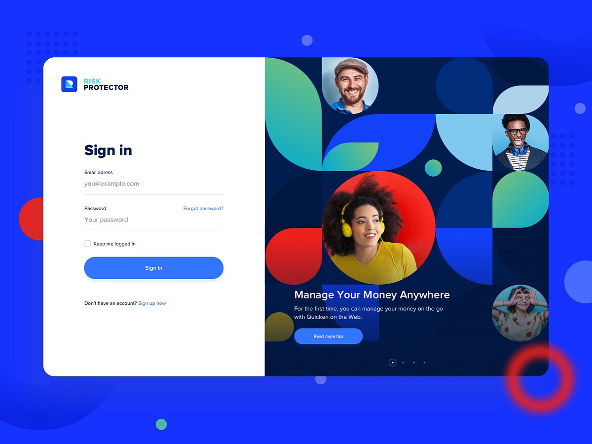 Admin Multiple Login Options designs, themes, templates and ...