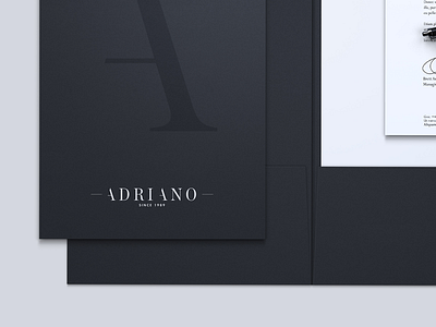 Adriano Branding adriano brand branding envelope logo touchdesign