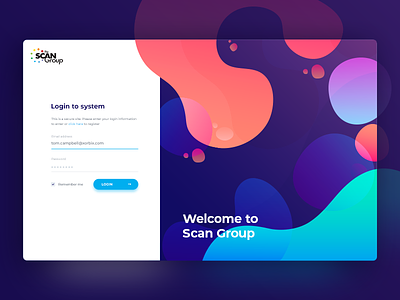 Simple and colorfull dashboard login screen application blockchain clean dashboard login minimalistic sign in sign up ui ux web