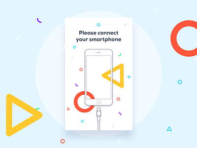 UI / UX - The Bubble - Free Smartphone Charger part II application charger clean colorful device icon illustration minimalistic onboarding phone app ui ux