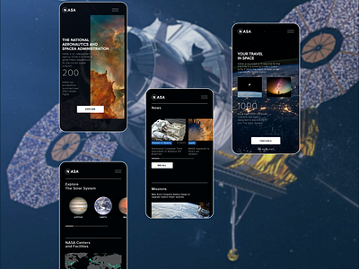 NASA Website Concept