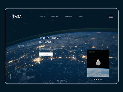 NASA Website Concept Redesign