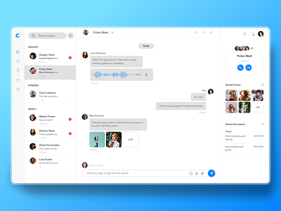 Light version for Messenger app redesign