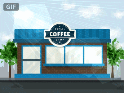 [GIF] Coffee Shop