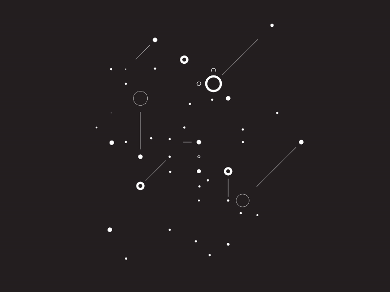 9 Squares & One Dot Zero animation black and white dots gif lines loop minimal motion