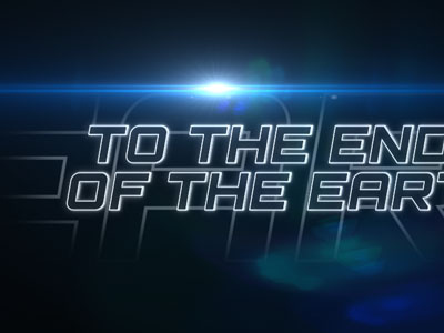 Ends of the Earth flare lens movie title type typography