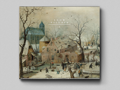 Snow Villain - "I" | Album Art album art hendrick avercamp little ice age snow villain