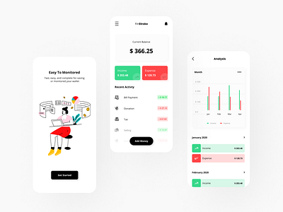 Personal Finance APP analysis android app chart designer ecommerce finance home ios money onboarding personal personal brand tracker ui uidesign uidesigner uiux uxdesign web