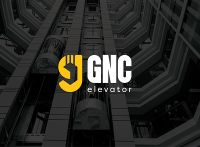 GNC Elevator Systems Logo branding clean logo elevator elevator logo elevator shape elevator systems graphic design letters logo logo minimalistic logo negative space negative space logo shape logo