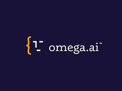 Omega Artificial Intelligence Logo Concept ai ai logo artificial intelligence artificial intelligence logo branding code face face face logo minimalistic minimalistic logo omega omega logo sleek stylish stylish logo