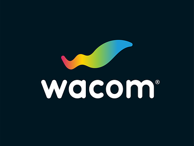 Wacom Logo Redesign brand identity branding draw logo graphic design logo minimalistic logo rebrand stylish logo wacom wacom logo wacom logo redesign
