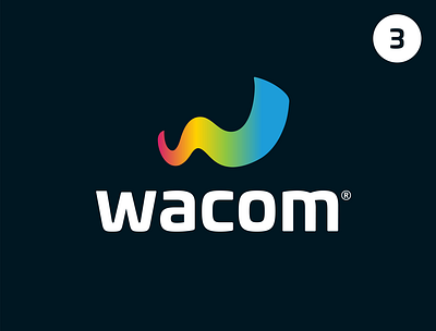 Wacom Logo Redesign v3 brand identity branding designer logo graphic design logo minimalistic logo stylish logo wacom wacom logo wacom logo redesign