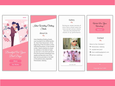 Mobile Wedding Organizer App Design