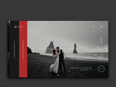 Wedding Photography Website app branding design minimal type typography ui ux web website