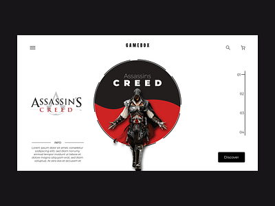 Games Website animation app design minimal typography ui ux vector web website