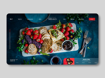 Restaurant Website design minimal restaurant design restaurant website ui ui ux design user experience user interface ux web webdesign website website concept website design