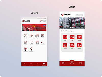 Redesign Igracias Mobile Application app branding design ui ux
