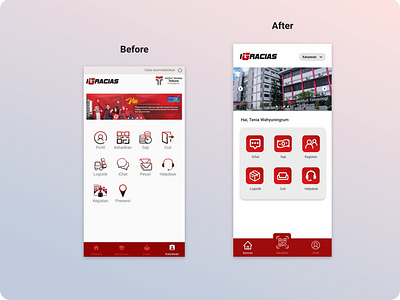 Redesign Igracias Mobile Application