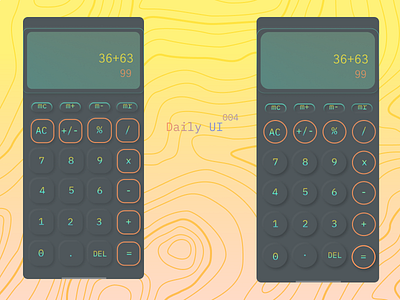 Daily UI 004 Calculator app calculator dailyuichallenge design ui ux