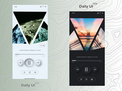 Daily UI 009 - Music Player app dailyuichallenge design musicplayer neumorphism ui ux