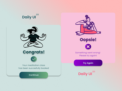 Daily UI 011 - Flash Messages app dailyuichallenge design ui ux