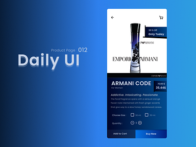 Daily UI 012 - Product Page app dailyuichallenge design ecommerceapp product page ui ux