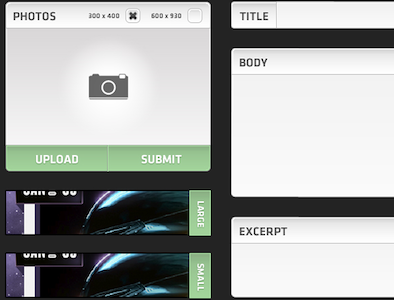 interface for image upload deux cms form forms interface ui ux web design webdesign