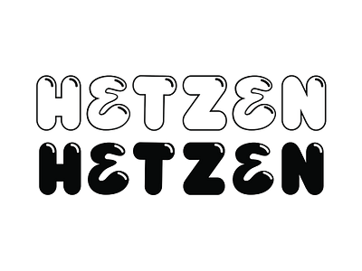 Hetzen Graffiti logo (V.II) branding design illustration logo typography