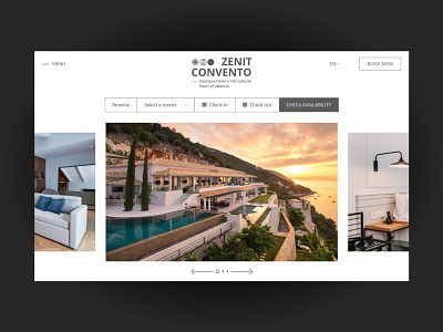 Website for Hotel | ui ux landingpage productdesign ui ux webdesign website