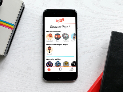 TeamR mockup1 booking product design sports uxui