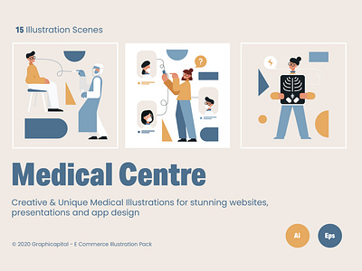 Medical Centre Illustration Scenes